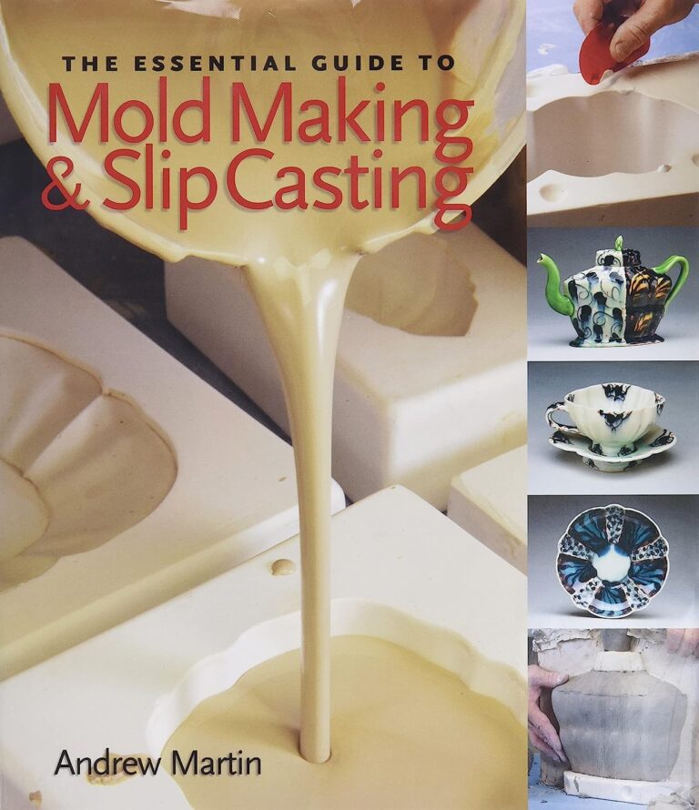 Book cover "Mold Making & Slip Casting" with examples of pottery